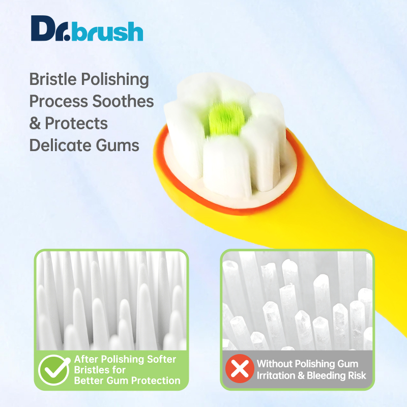 Dual Care Antibacterial Ultra-fine Bristle Kids’Toothbrush Model 308