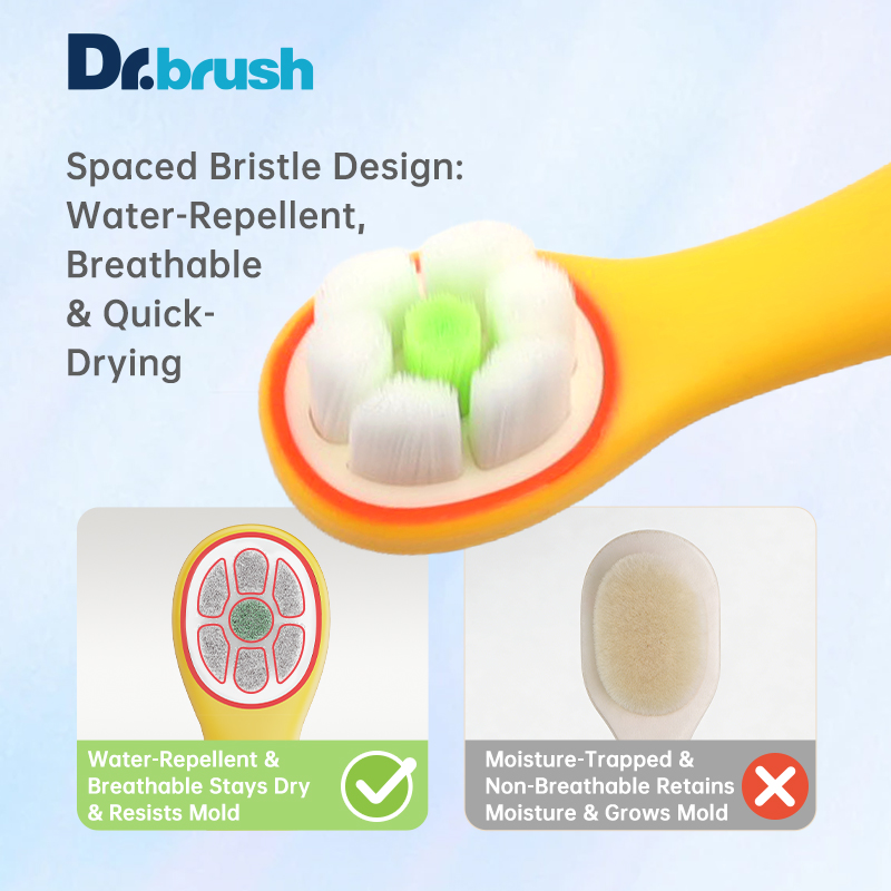 Dual Care Antibacterial Ultra-fine Bristle Kids’Toothbrush Model 308