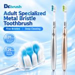 Double-Layer Metal Body Adult Toothbrush G707