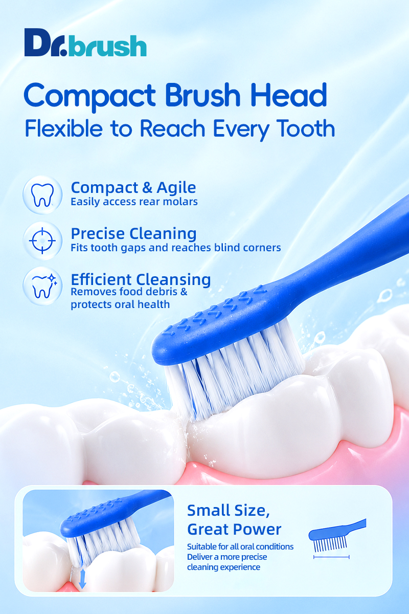 Roman Column Handle Cloud Soft Care Toothbrush B907