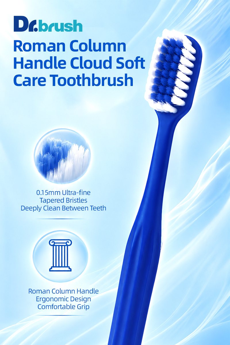 Roman Column Handle Cloud Soft Care Toothbrush B907