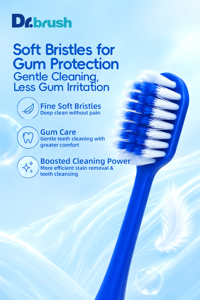 Roman Column Handle Cloud Soft Care Toothbrush B907