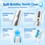 Double-Layer Metal Body Adult Toothbrush G707
