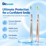 Double-Layer Metal Body Adult Toothbrush G707